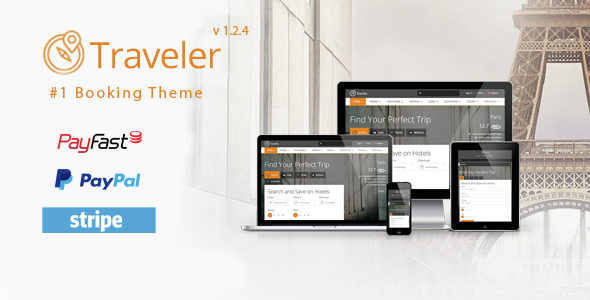 Traveler - Travel/Tour/Booking WordPress Theme