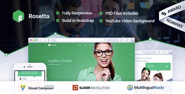 Rosetta - Multipurpose WordPress Template