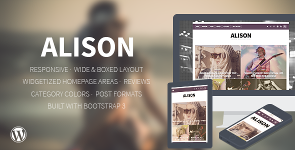 Alison - Responsive WordPress News Theme