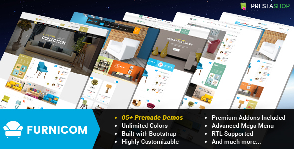 Furnicom - Responsive Prestashop Furniture Theme