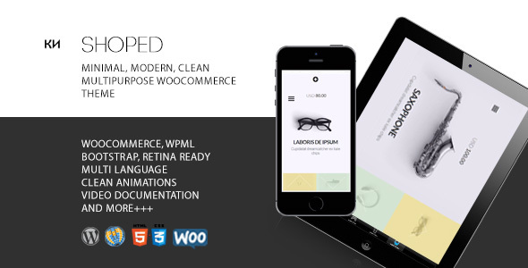 Shoped - Multipurpose, Minimal WooCommerce Theme