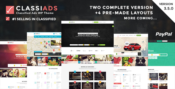 Classiads - Classified Ads WordPress Theme