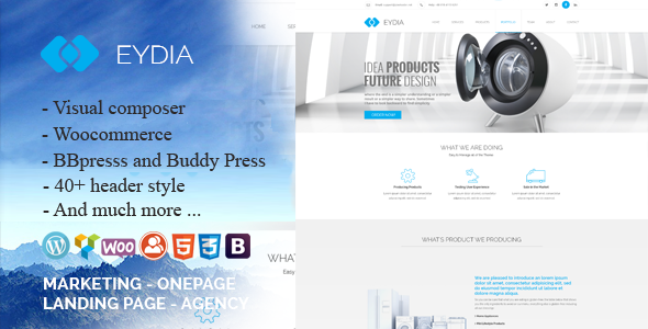Eydia | Responsive Multi-Purpose WordPress Theme