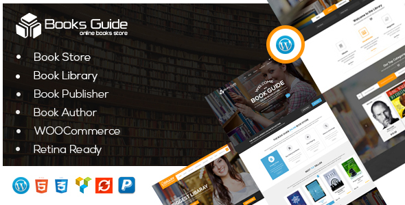 Book Guide - Wordpress WooCommerce Store