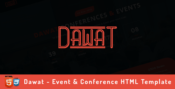 Dawat - Event & Conference HTML Template
