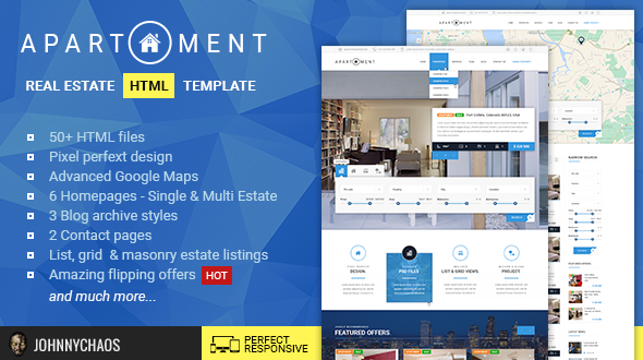 22. Apartment HTML - Real Estate Multi/Single Property