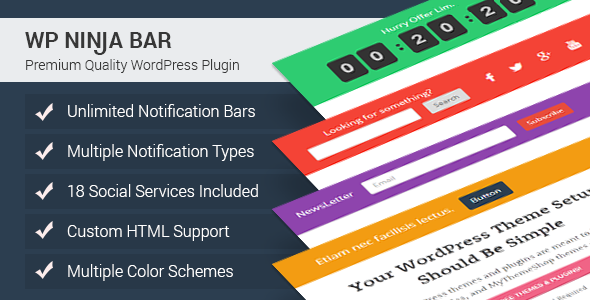 Ninja Bar for WordPress