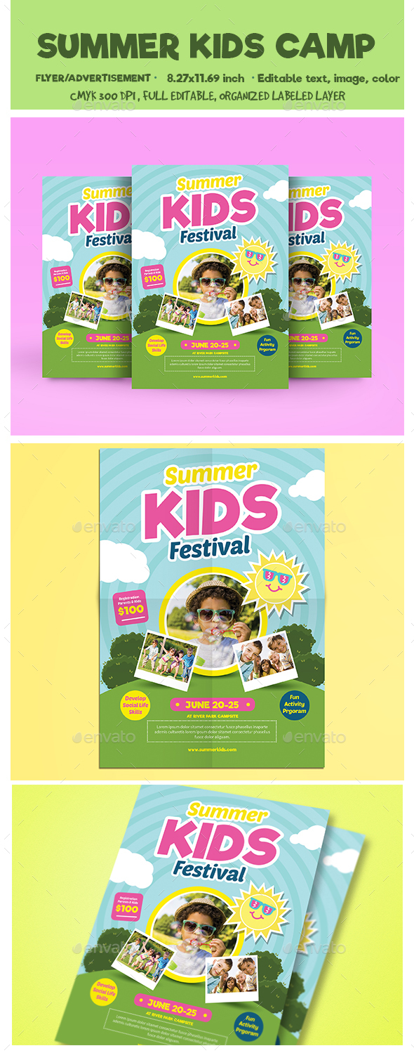 Summer Kids Camp Flyer