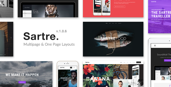 12. Sartre - Creative Multipurpose HTML Template