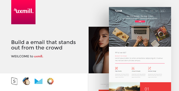 Uxmill. - Responsive Email Template