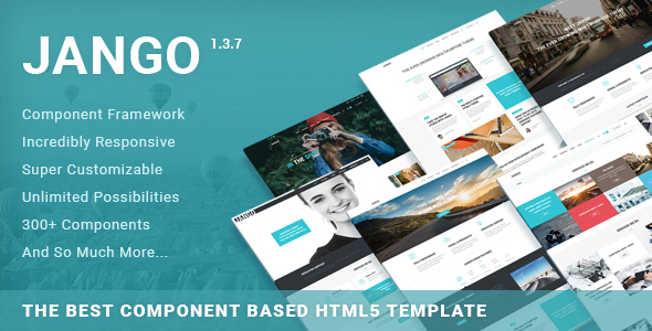 3. Jango | The Best Component Based HTML5 Template