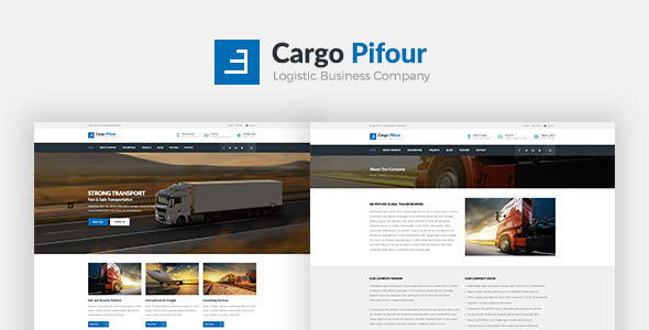 Cargo Pifour - Logistic and Transportation Psd Template