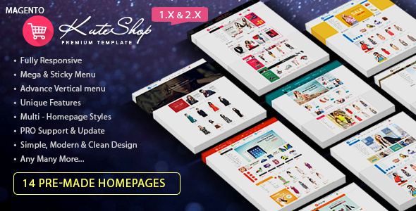 KuteShop – Multipurpose Responsive Magento 1 & 2 Theme