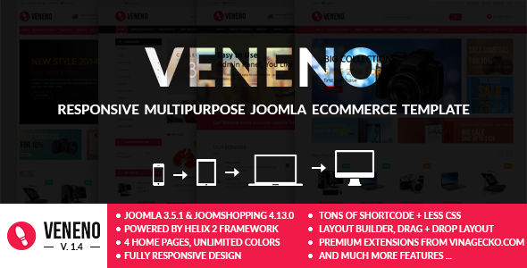 Veneno - Multipurpose Joomla eCommerce Template