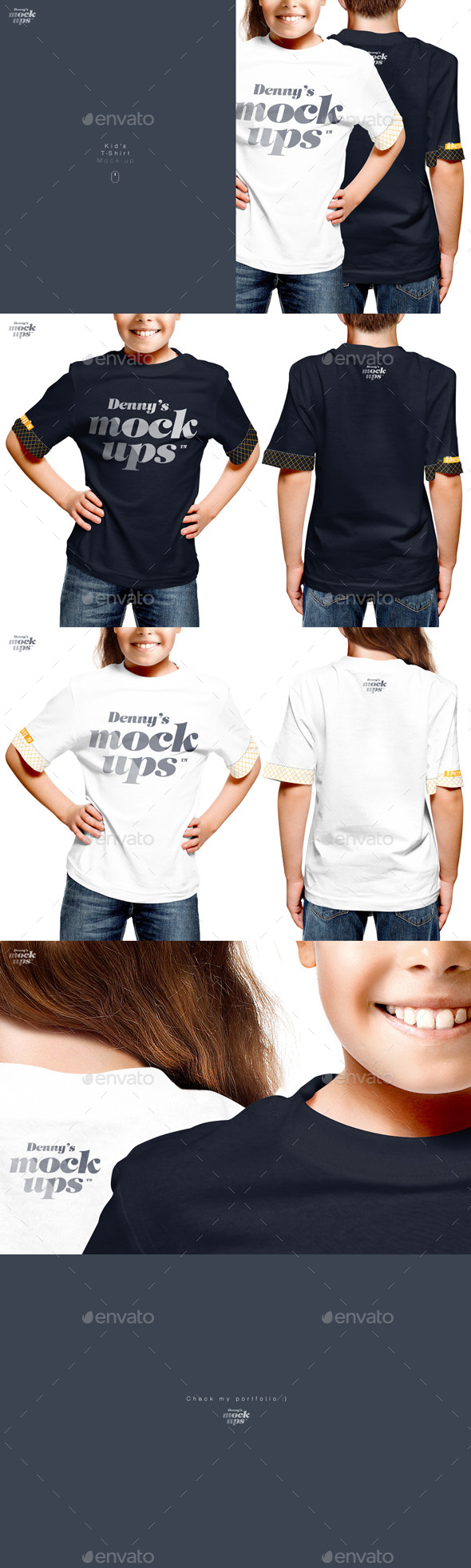 Kids T-Shirt Mockup