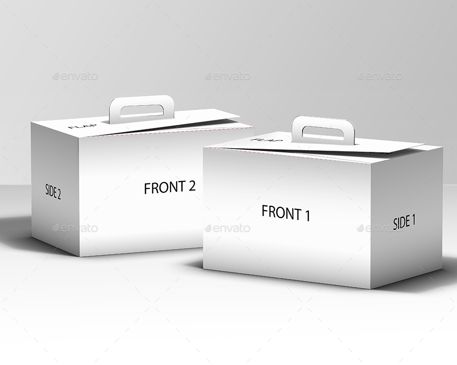 Download Packaging Mock Up Cake, Donut, Pastry Take Out Boxes VOL.1 ...