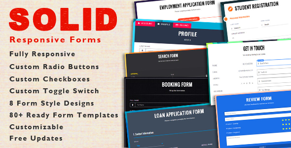 SOLID - CSS3 Responsive Forms