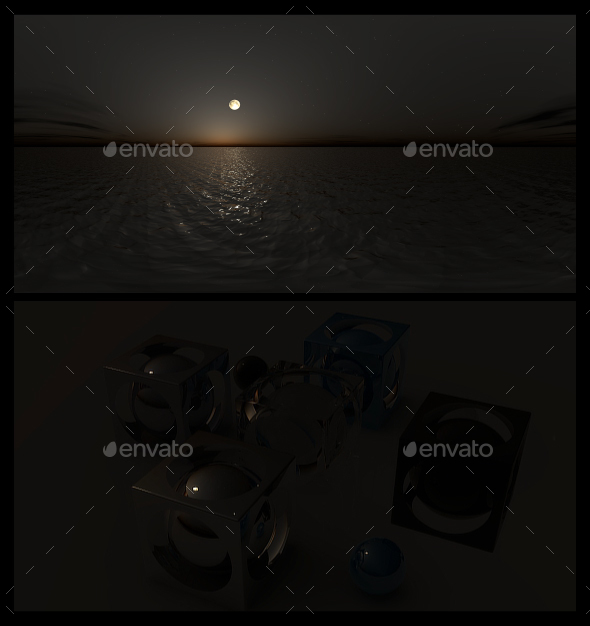 Ocean Night 3 - HDRI - 3DOcean Item for Sale