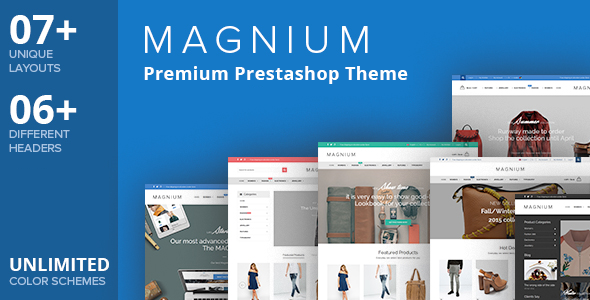 Magnium – Multi-Purpose Premium Responsive Prestashop Theme