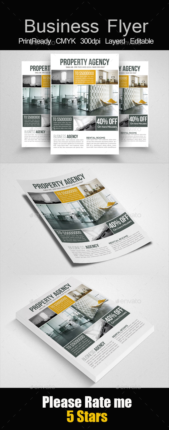 Real Estate PSD Flyer Templates