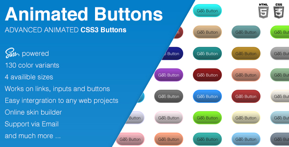 Animated CSS3 Buttons