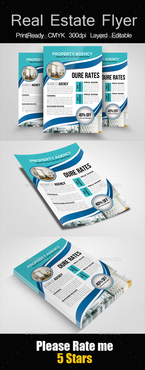 Real Estate& Property Flyer Templates