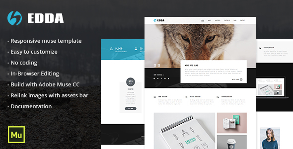 Edda - Responsive Creative Portfolio and Multipurpose Template
