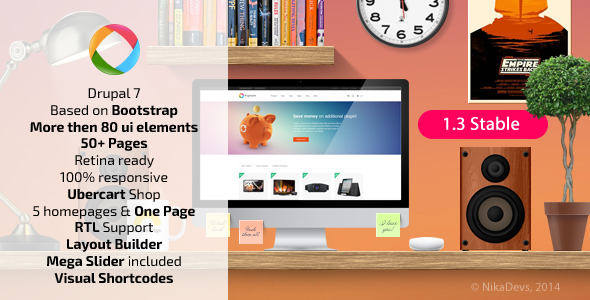Progressive — Multipurpose Responsive Drupal Theme