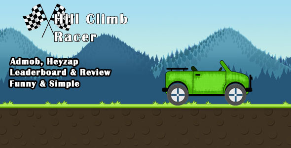 Hill Climb Racer - Android Buildbox & Eclipse Game Template