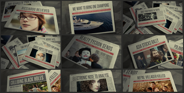 newspaper promo 03 grunge after effects templates f5 design com newspaper after effects template free download