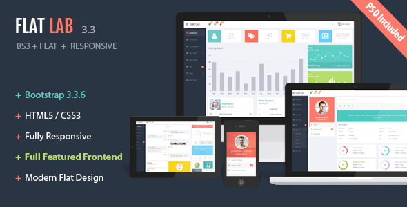 FlatLab - Bootstrap 3 Responsive Admin Template