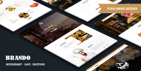 Brando - Restaurant/Cafe/Food Responsive WordPress Theme & Food Menu Builder