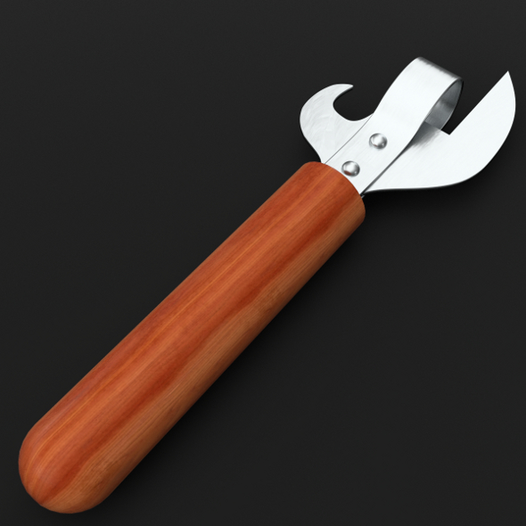 Can Opener nr.2 (PBR, UV-textured) - 3DOcean Item for Sale