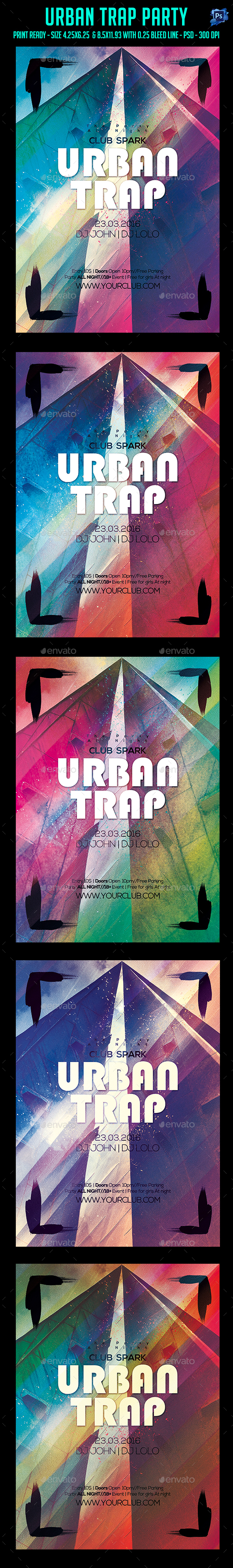 Urban Trap Party Flyer