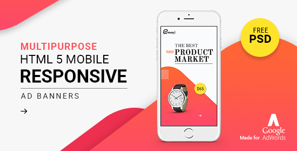 GWD | Responsive Mobile Ad Banner 02