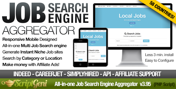Instant Job Search Engine Aggregator