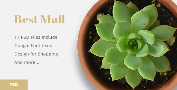 Bestmall – eCommerce PSD Template