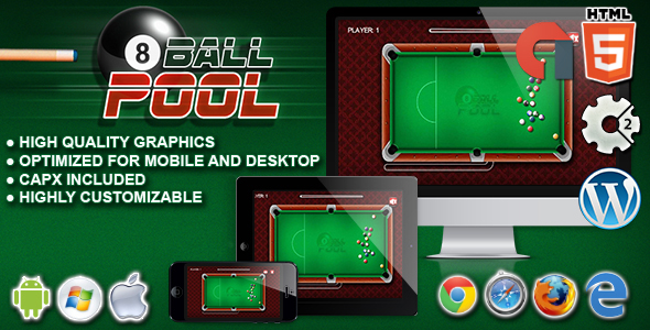 8 Ball Pool - HTML5 Construct Game