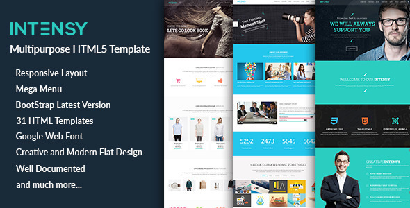 Themeforest Intensy - Multipurpose HTML5 Template 16922180