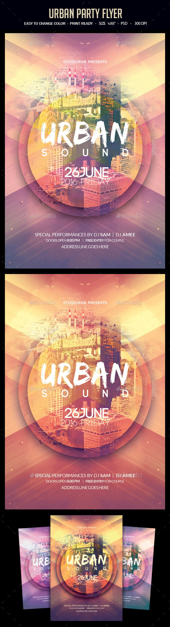 Urban Party Flyer