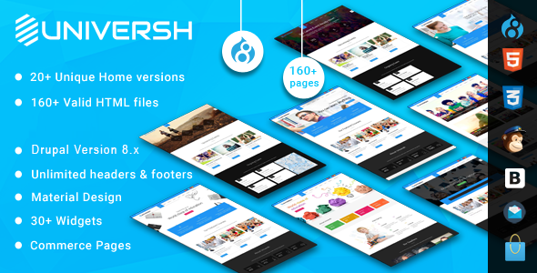 Universh - MultiPurpose Drupal 8 Theme