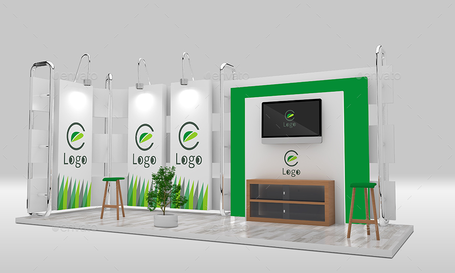 Download Event Booth Mockup Free