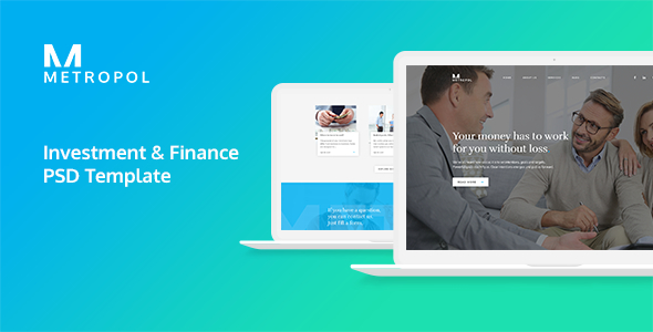 Metropol - Investment & Finance PSD Template