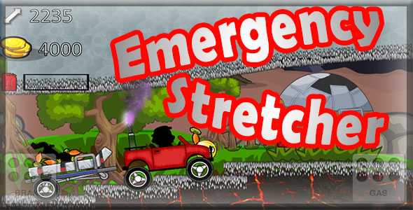 Emergency Stretcher - iOS xCode & Buildbox Game Template