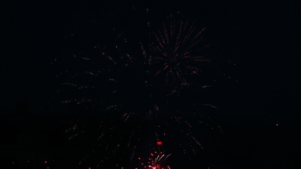 VideoHive Fireworks Flashing In The Night 17017688 VideoHive Fireworks Flashing In The Night 17017688