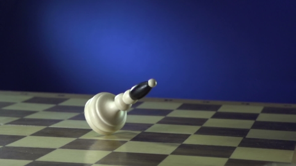 VideoHive Chess Pieces Falling Down On Blue 17018554 VideoHive Chess Pieces Falling Down On Blue 17018554