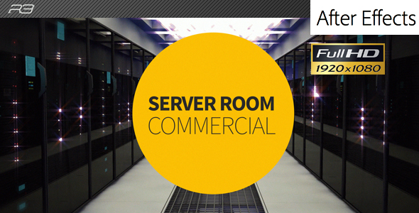 Server Room Hosting Commercial After Effects Template Videohive 13101689 Ae Templates After Effects Commercial Template