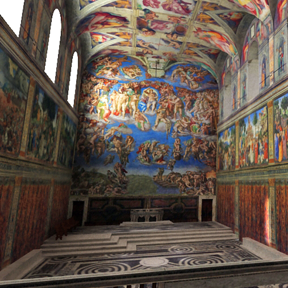 3DOcean Sistine Chapel Interior Low Poly 17052096 3DOcean Sistine Chapel Interior Low Poly 17052096