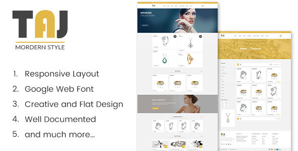 Taj - Jewellery Shopify Theme