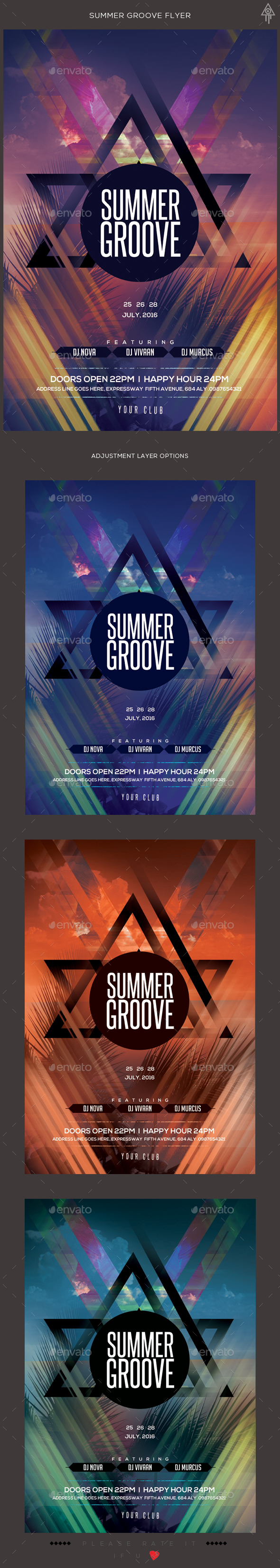Summer Groove Flyer